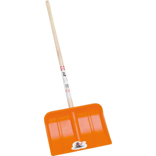 Schneeschaufel orange