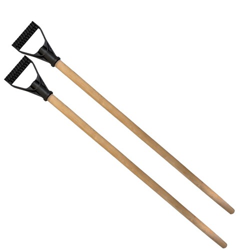 Holzstiel griff schwarz - d-griff,