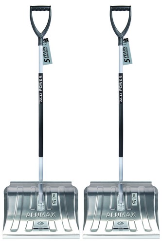 Metall schneeschaufel mit - 2x,