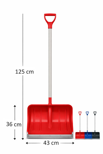 Schneeschaufel 125 breit 43 - 125,