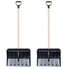 2 x Schneeschieber schwarz